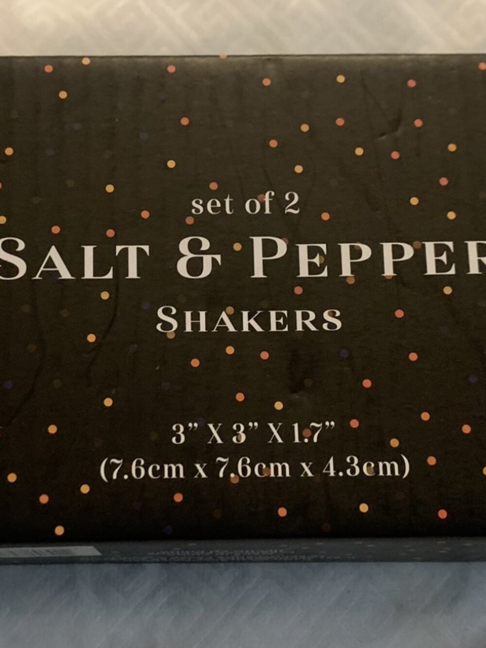 Trick or Treat Candy Corn Salt & Pepper Shakers Halloween - Brand New in box - Picture 5 of 6